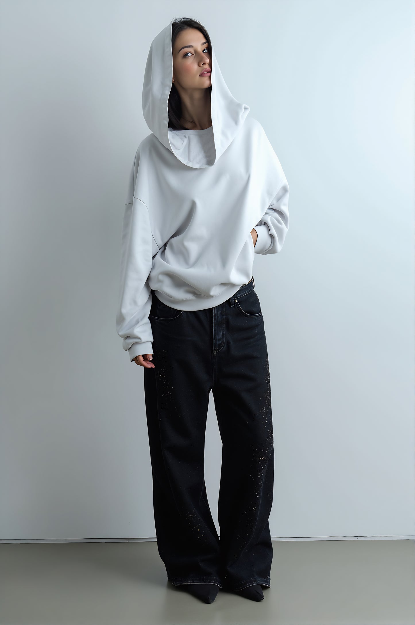2 in 1 SLOUCHY OVERSIZED HOODIE