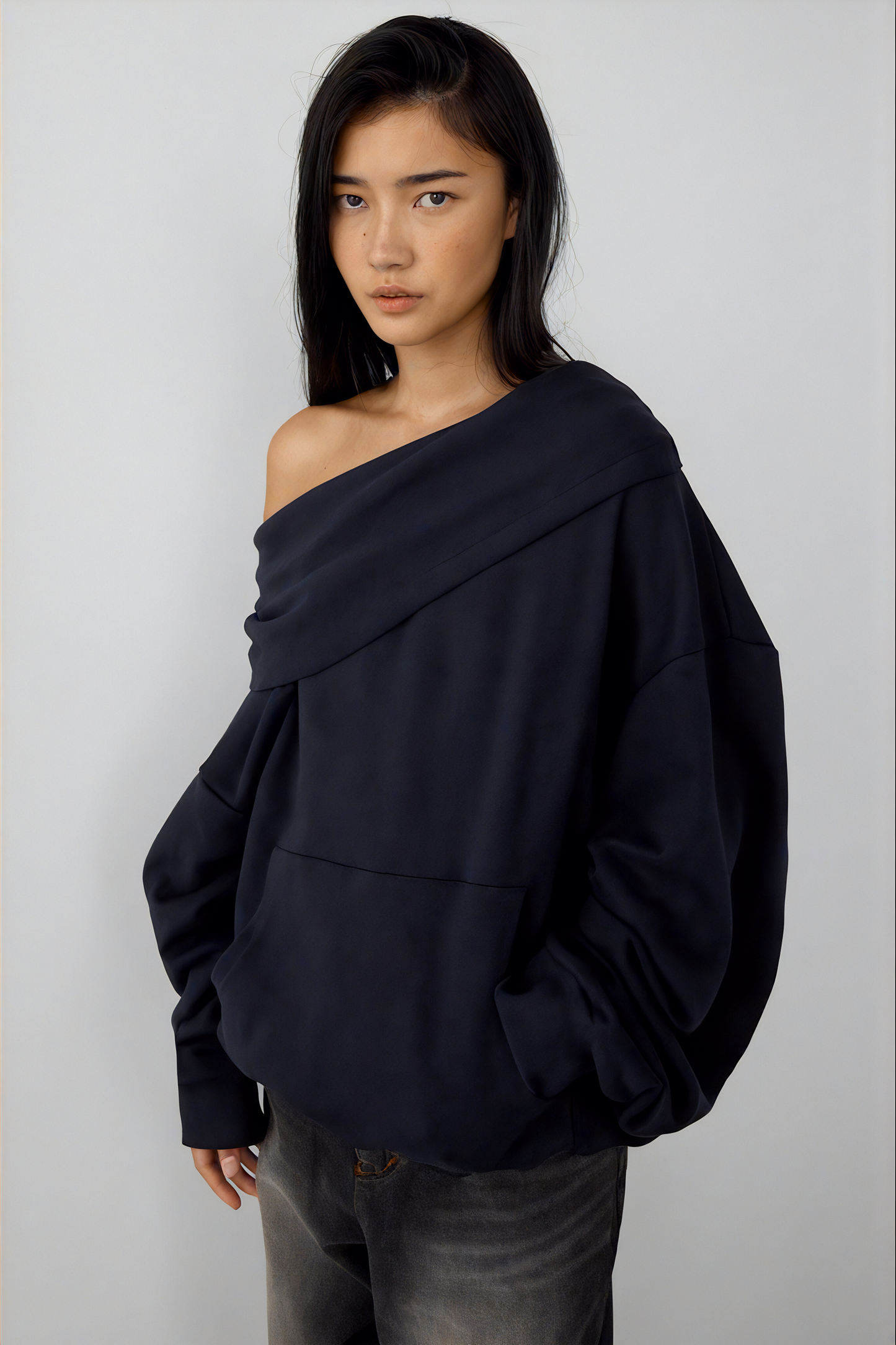2 in 1 SLOUCHY OVERSIZED HOODIE